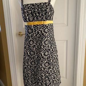 LILLY PULITZER Strap Dress A-Line b&w size 8